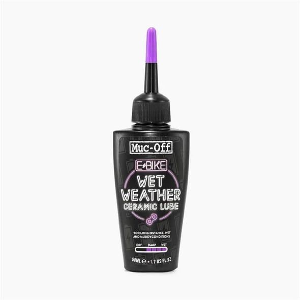 MUC-OFF E-BIKE WET LUBE ZİNCİR YAĞI 50ML 50 ML - Siyah