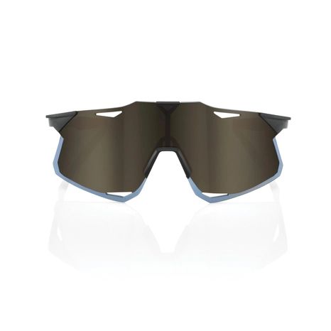100% Hypercraft - Mat Siyah - Soft Gold Mirror Lens Gözlük Yola